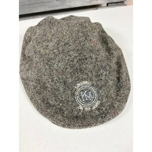 Vintage Texace Kingsmill on the James Wool Tweed Golf Flat Cap Hat Made in USA
